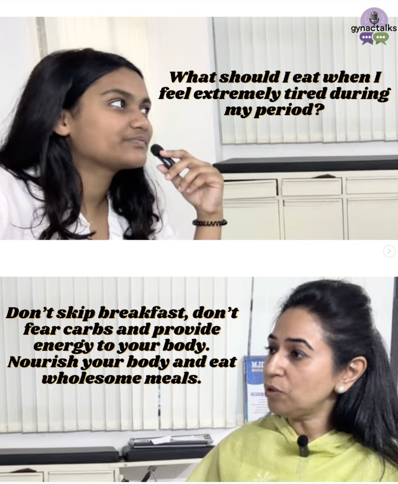Growing Up, Actually session on menstrual nutrition and food